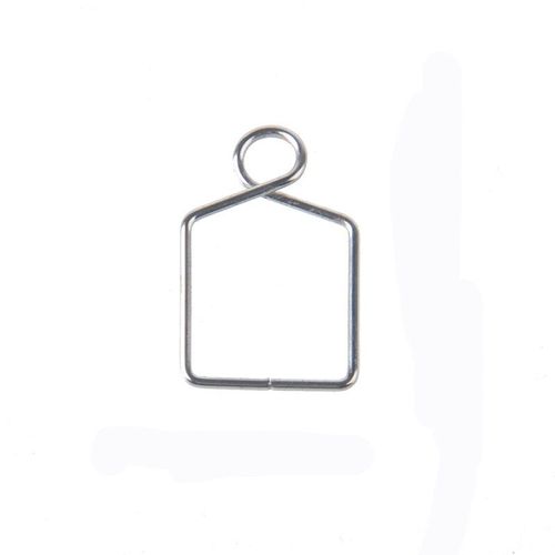 Grands Connecteurs À Boucle Carrée En Argent, 100 Pièces, Prismes En Cristal, 10x20 Mm, Connecteur De Pièces De Lampe Pour Lustre