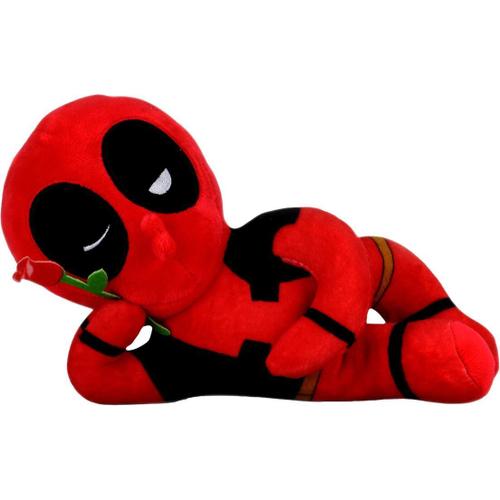 Peluche - Marvel - Deadpool Peluche Avec Fleur