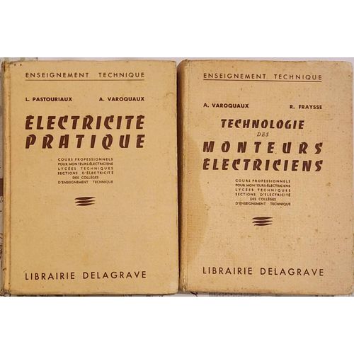 Électricité Pratique, Technologie Des Monteurs Électriciens. Enseignement Technique.