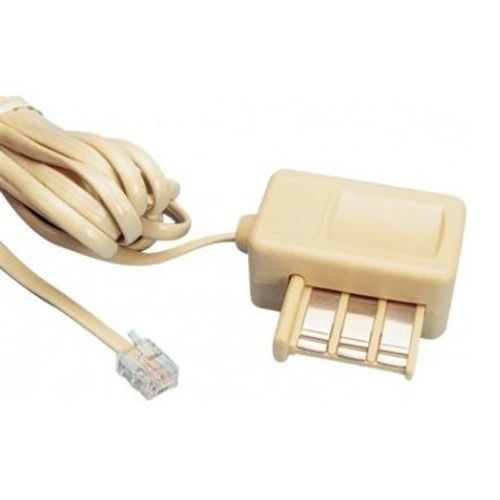 Cordon RJ11 - Gigogne Male/Femelle 2.5 mètre