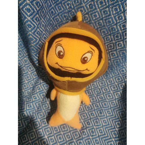 Doudou Peluche Poisson Orange Casque Scaphandre Fish Chicken Little Disney