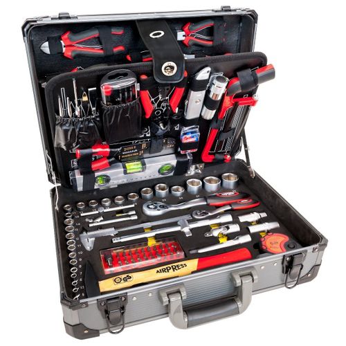 Airpress 75255 Set d'outils professionnels à 127 pièces en coffre