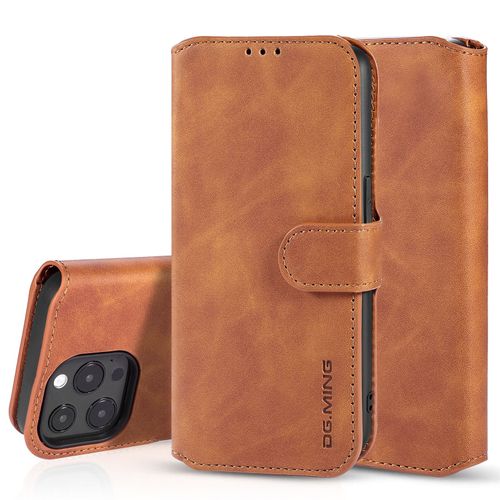 Coque Iphone 13 Pro Max, Etui Iphone 13 Pro Max, Etui À Rabat Horizontal Iphone 13 Pro Max, Portefeuille Etui En Cuir Pu Premium Housse Pour Iphone 13 Pro Max(Kaki)