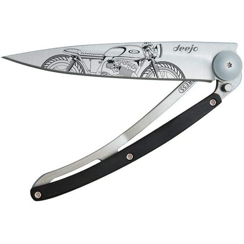 Couteau De Poche Pliant Ultra Léger Avec Clip Ceinture En Acier Inoxydable Noir