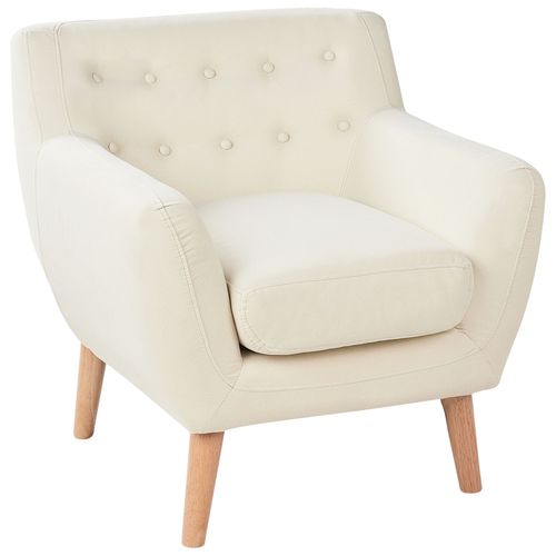 Fauteuil Motala Tissu Beige Clair