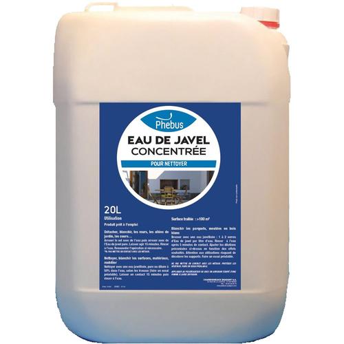 Eau de javel concentrée 36° bidon de 5 L - Phebus - Eau.Javel.5KG