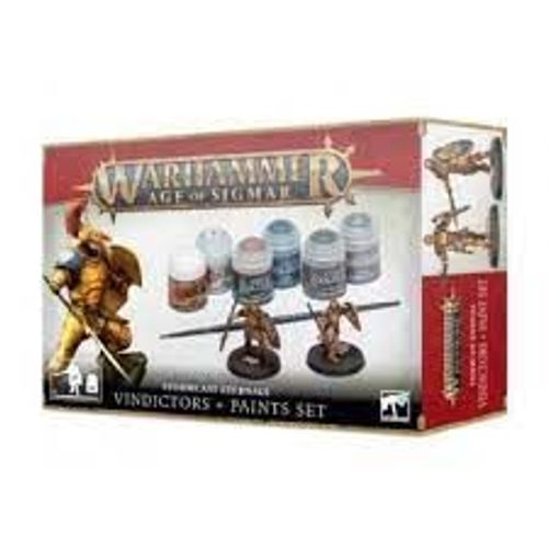Warhammer Aos - Vindictors Éternels De L'orage + Set De Peinture 60-10