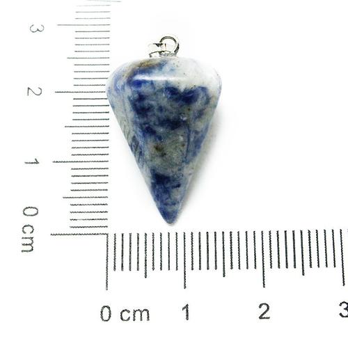 19 Natural Color -Beadia Pierre Précieuse Naturelle,Pendentif En Forme De Pendule,Breloques,Quartz Rose,Lapis Lazuli,Cristal Bl