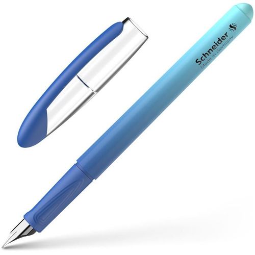 Schneider Stylo À Plume Voyage Pointe Moyenne Bleu Caribbean