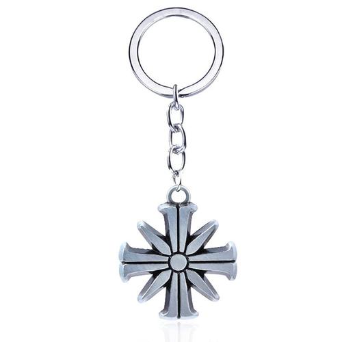 K482 -Nouveau Ps4 Jeu Far Cry 5 Pendentifs Colliers D'arès 4 D'eden's Gate Choker Farcry 5 Culte Tournesol Logo Porte Clés Pour Homm