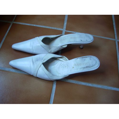 Mules Laureana 37 Talon 4 Cm.