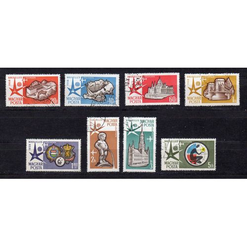 Timbres De Poste Aérienne De Hongrie