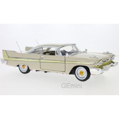 Plymouth Fury Beige 1958 1/18 Motormax