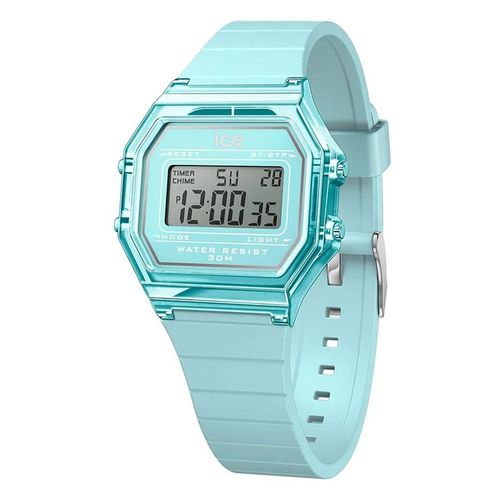Montre Ice Watch Digit Retro Sky Blue Clear Small