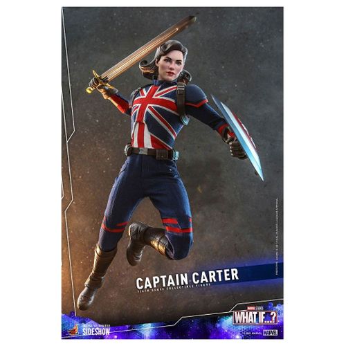 Figurine What If...? Du Captain Carter Échelle 1/6 - Env 29cm