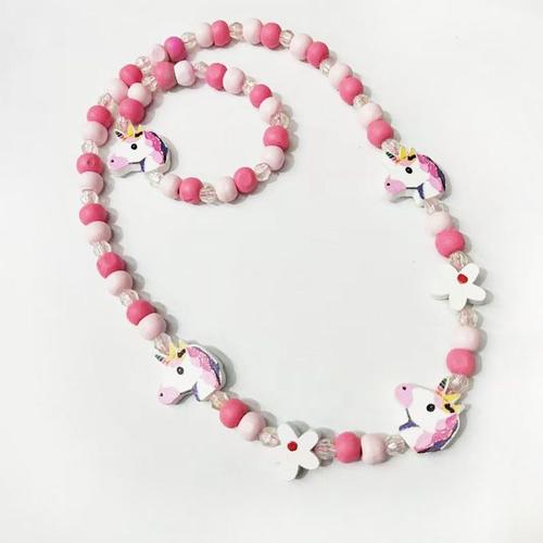 10 -25 Styles Mignon Animal Fleur Dessin Animé Fleur Enfants Pull Collier Bracelet Pour Enfants Cadeau Cp2585