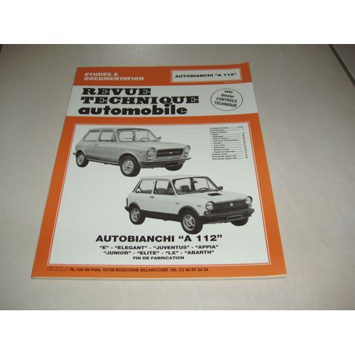 Rta Autobianchi A 112 E , Elegant , Juventus , Appia , Junior , Elite , Lx , Abarth Fin De Fabric