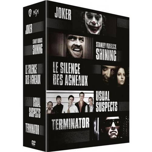 Coffret : Joker + Shining + Le Silence Des Agneaux + Usual Suspects + Terminator - Pack