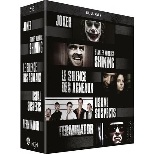 Coffret : Joker + Shining + Le Silence Des Agneaux + Usual Suspects + Terminator - Pack - Blu-Ray