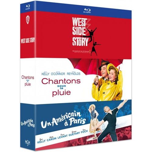 Chantons Sous La Pluie + Un Américain À Paris + West Side Story - Pack - Blu-Ray