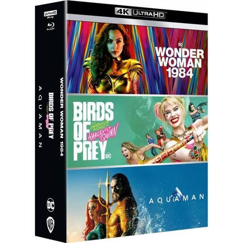 Aquaman + Birds Of Prey + Wonder Woman 1984 - 4k Ultra Hd + Blu-Ray