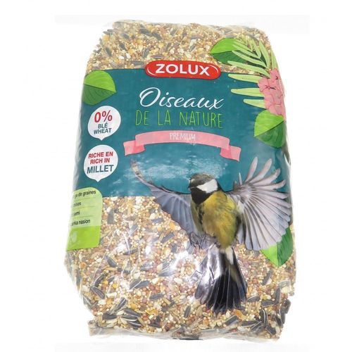 Zolux Graines Mélange Premium . Riche En Millet 2.5 Kg .Pour Oiseaux