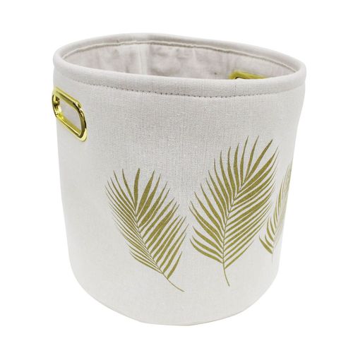 Panier 30xht 28 Cm Polycoton Orbella Blanc