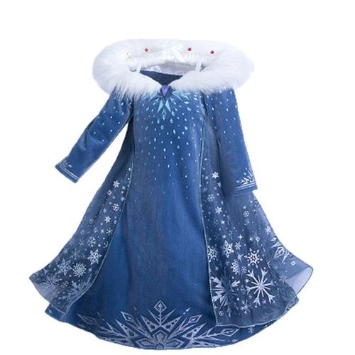 Robe Princesse Elsa Pour Enfants, Costume De Fête De Vacances, Cosplay, Vêtements D'anniversaire, Frozen