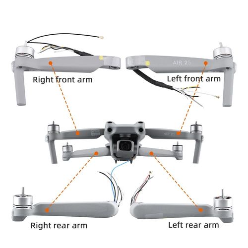 Bras Moteur Gauche/Droit Avant/Arrière, Pièces De Réparation Pour Drone Dji Mavic Air 2s Utilisé Pour Les Dommages Accidentels, Accessoires De Remplacement-Générique