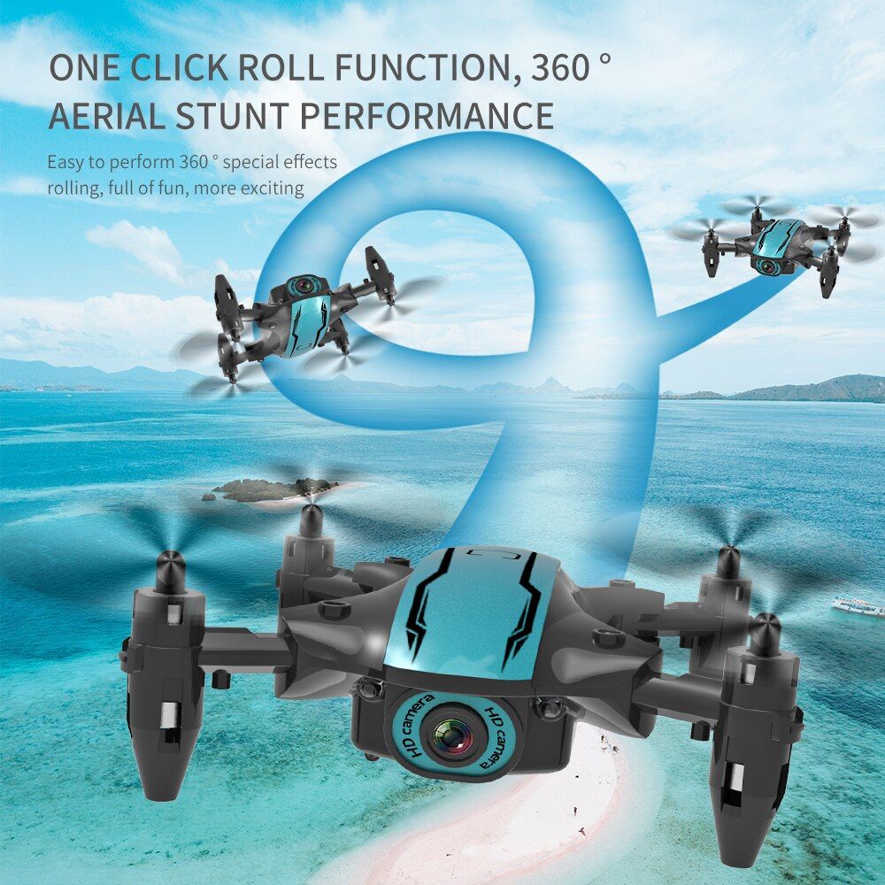 Mini Drone 4k 1080p Hd, Camra Wifi Fpv, Pression De L'air, ... - 2