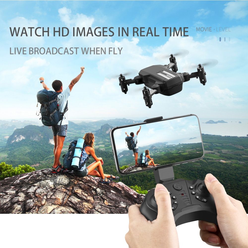 Mini Drone Avec Camra Hd 4k 2021 P, Wifi, Fpv, Pression De ... - 2