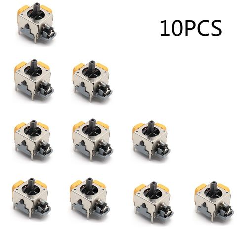 Lot De 10 Pièces De Joystick Analogique 3d Pour Manette De Jeu Xbox 360, Pièce De Remplacement, Contrôleur Sans Fil, Capteur Analogique, Accessoires D'axe
