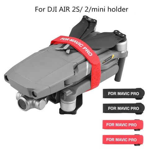 Fixateur D'hélices Support De Protection En Nylon Pour Dji Air 2s, Accessoires De Faisceau, Noir Et Rouge, Installation Et Démontage Rapides-Générique