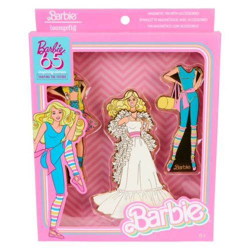 Set Pins Barbie - 65th Anniversary Paper Doll Magnetic Pin