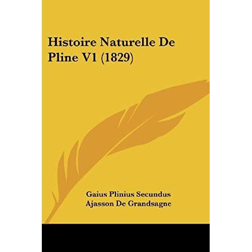 Histoire Naturelle De Pline V1 (1829)