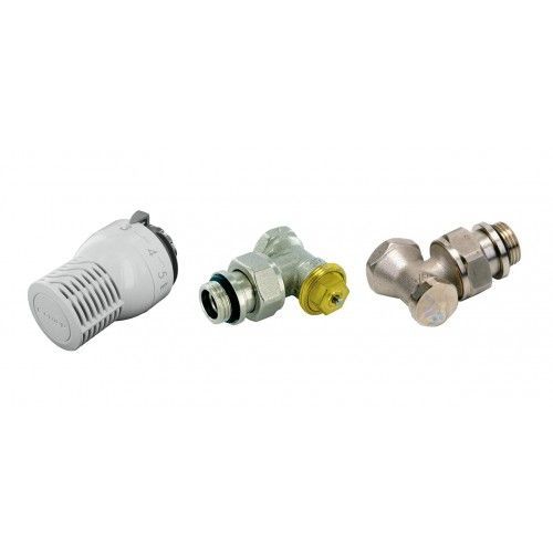 Kit complet de robinetterie thermostatique Sensity M30-RTH équerre inversé 15x21 COMAP