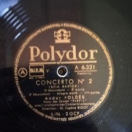 Concerto N°2: 1er Mouvement - 2ième Partie / 2ème Mouv. - 2ième Partie - Allégro Molto - A 6.321 - France - 0.196/0.203