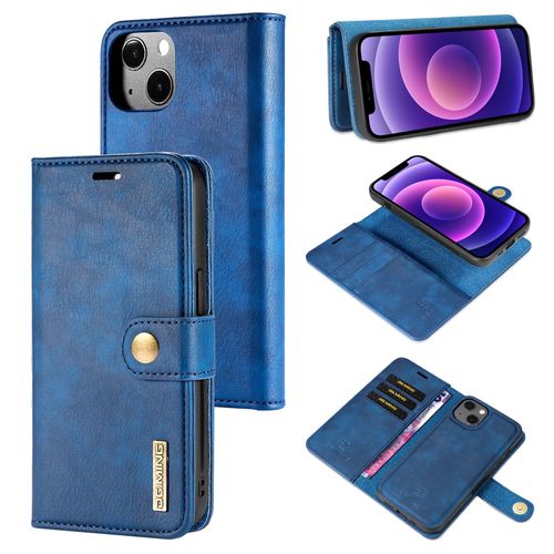 Coque Iphone 13 Mini,Etui Iphone 13 Mini,Etui Housse De Protection Magnétique À Deux Volets Iphone 13 Mini,Portefeuille Etui En Cuir Pu Premiumportefeuille Housse Pour Iphone 13 Mini,Bleu