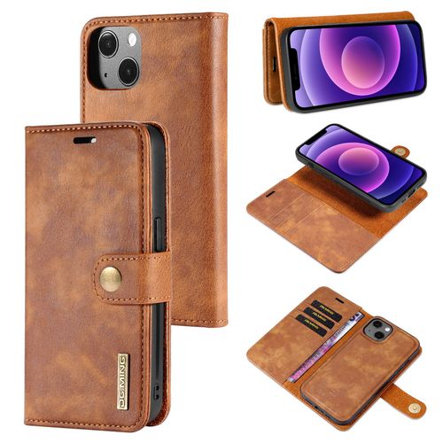 Coque Iphone 13 Mini,Etui Iphone 13 Mini,Etui Housse De Protection Magnétique À Deux Volets Iphone 13 Mini,Portefeuille Etui En Cuir Pu Premiumportefeuille Housse Pour Iphone 13 Mini,Kaki