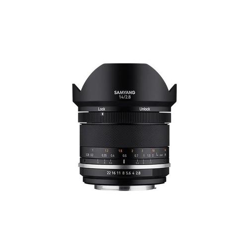 SAMYANG Objectif 14mm f/2.8 MF MK2 compatible avec Nikon Garanti 2 ans