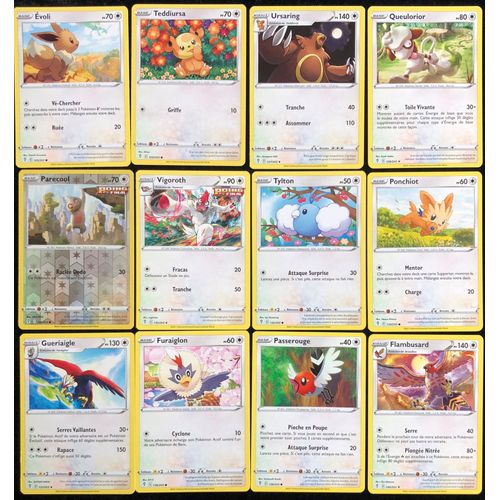 Evolution Céleste - Lot De 12 Cartes Type Normal