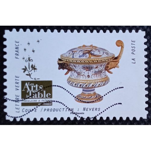 France 2018 Timbre Oblitéré Yt 1528 - Coupe / Production : Nevers - Carnet Les Arts De La Table