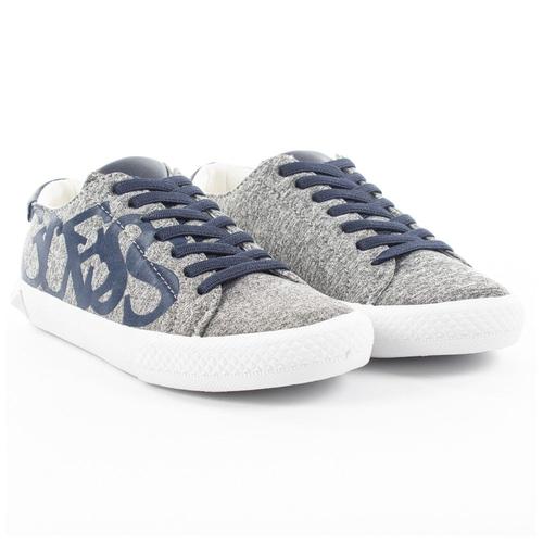 Basket Guess Fille Printed Logo Gris