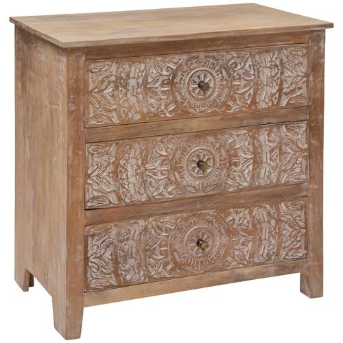 Commode Shirel 3 Tiroirs - Bois