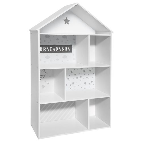 Etagère Maison Pour Enfant 7 Cases - Grise
