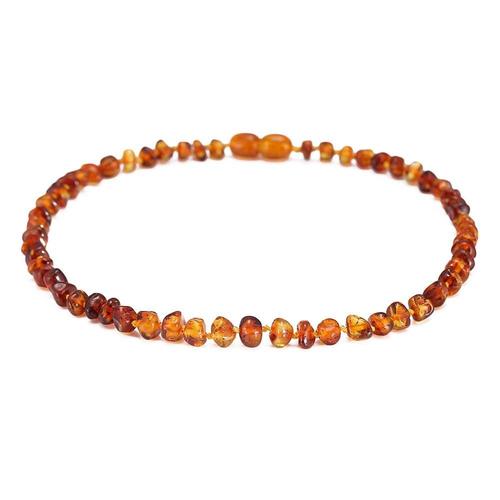 Cognac-Standard 13in 33cm -Collier De Dentition,Bracelet Pour Bébé En Ambre Baltique,Paquet Simple,7 Tailles 10 Couleurs,Testé E