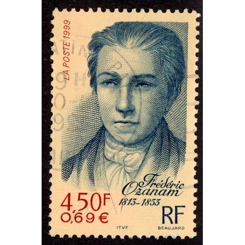 Timbre : 1999 Frédéric Ozanam 1813-1853,Rf,La Poste,4,50f.0,69.