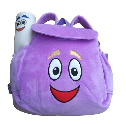 sac à dos de sauvetage Dora l'Exploratrice sac à dos avec carte jouets préscolaires cadeaux de Noël violets pour filles de retour à l'école