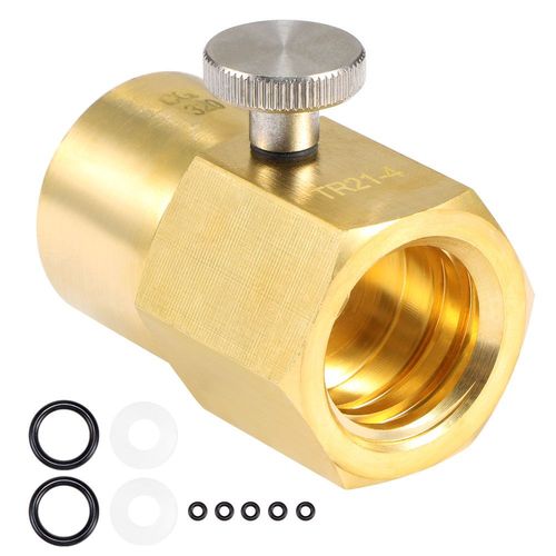 Adaptateur de réservoir de Co2, cylindre de Soda, filetage de flux, transformation à domicile, brassage G1/2 14,T21 4 ,W21.8 14