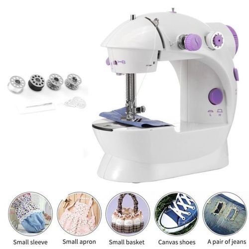 Mini Machine à coudre électrique Portable, sans fil, pour vêtements, tissus, accessoires